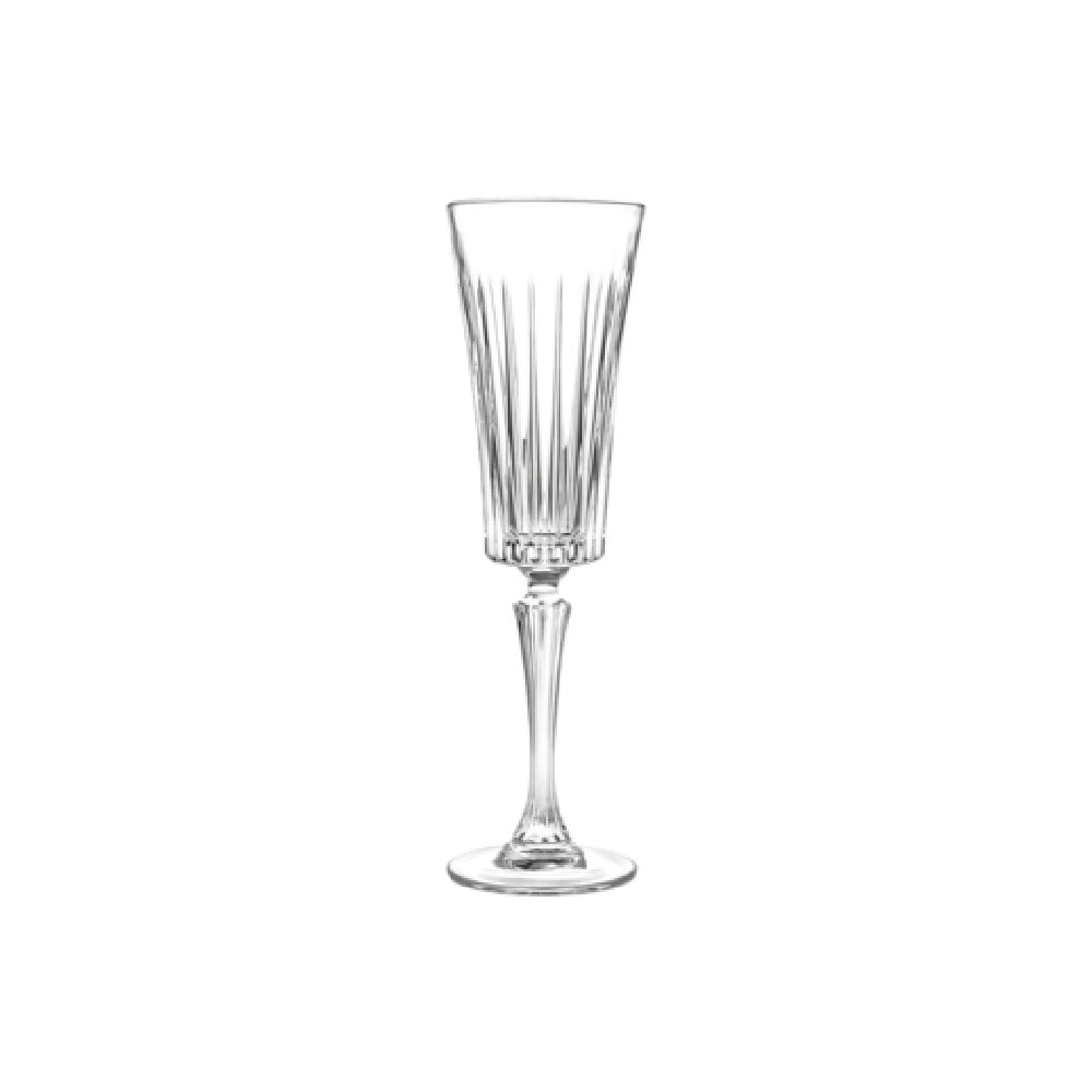 Steelite 677RCR386 Champagne Flute Glass 7.0 Oz. (H 9-3/8" M 2-7/8" T 2-3/4" B 2-5/8") EcoCrystal