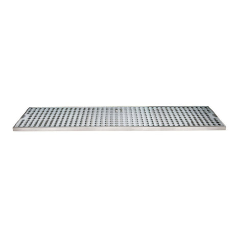 Micro Matic DP-120D-33-P Surface Mount Drip Tray 33"W X 5"D X 3/4"H With Perforated Grill