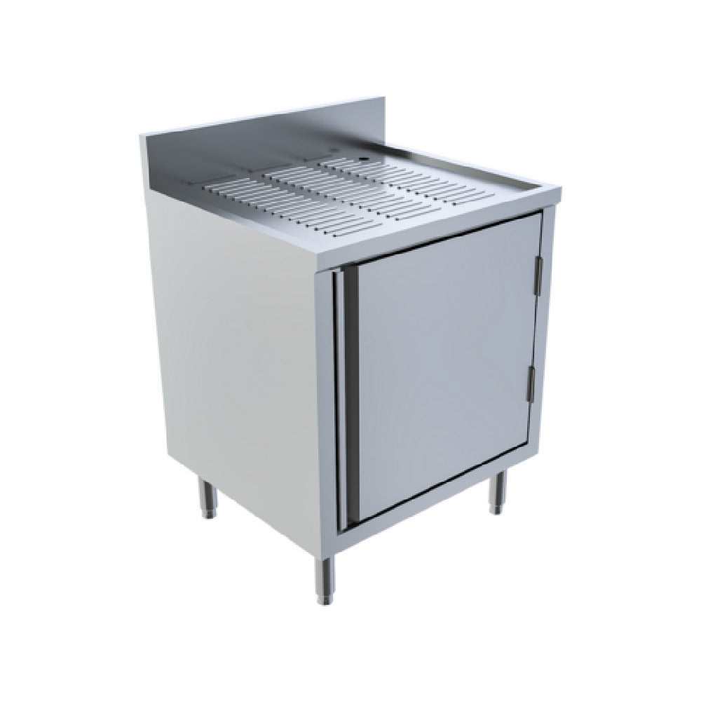 BK Resources EM-52C - 36" Installed Glass Cabinet With Hinged Door, Includes BKDC-HDKITGC24 Hinged Door Kit