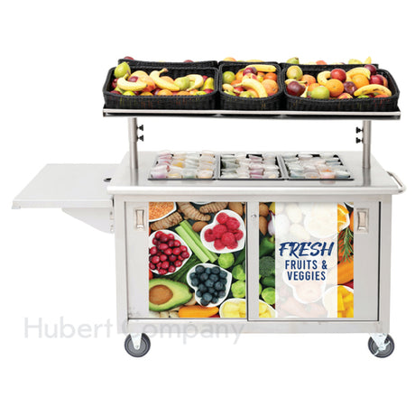 Hubert 25641 - Magnetic Sign, "Fresh Fruit & Veggies", 17"L X 21-1/2"H