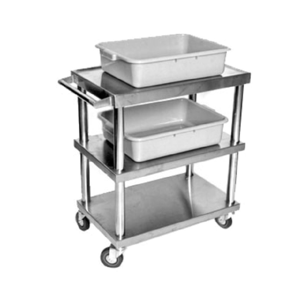 Klinger's Trading CS3SM-CART Utility Bus Cart Open Design 26-1/2"W X 16-1/2"D X 32-1/2"H
