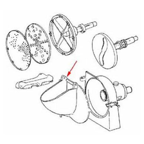Hobart 00-VS99D Door Shredder Attach