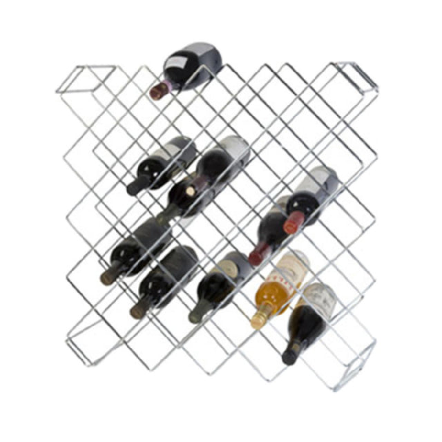 1880 Hospitality FWBR45CH Focus Foodservice Cradle Wine Rack Modules (45) Bottle Capacity