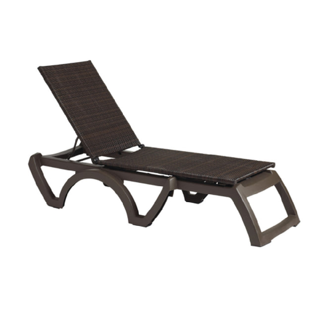 Grosfillex XA051037 Java Chaise Stackable Without Arms