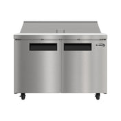 Koolmore KM-PTR46-2D - Salad And Sandwich Prep Table, 47"W, 14 Cu Ft.