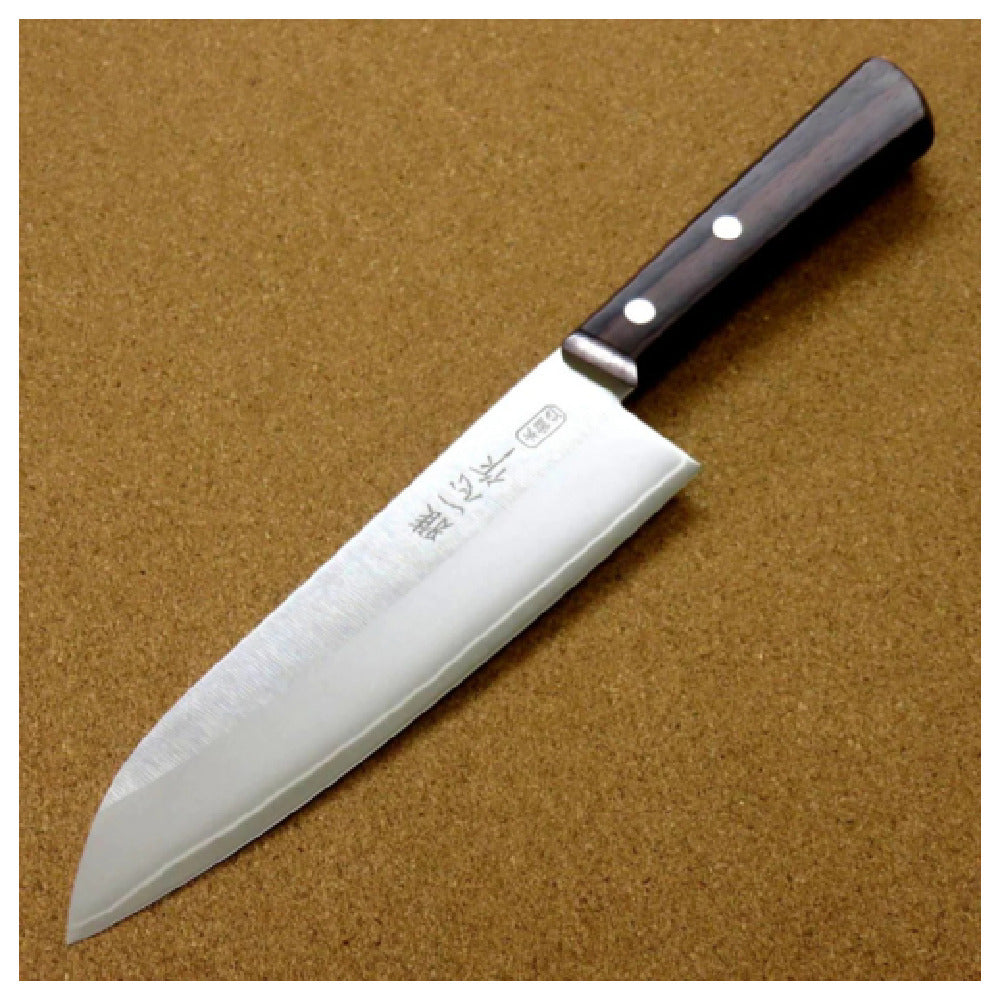 JB Prince Z503 Miyabi Issin Santoku Knife 6.6" (170mm) Stainless Steel Blade Wooden Handle