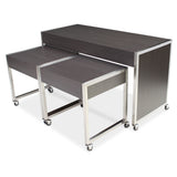 Forbes Industries 7411 Foss Series Nesting Tables (Essentials) (3) Tables: (1) Large 72"W X 30"D X 38-1/2"H Rectangle