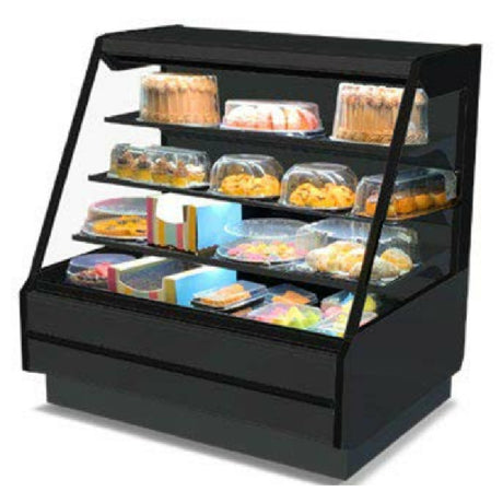 Hussmann DZC-SS-048R Delight Service Bakery Display Case Self Service Remote Refrigeration