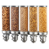 Cal Mil 3520-5-39 Cereal Dispenser (5) 4.5L Capacity 27-1/2"W X 6-1/2"D X 21-3/4"H