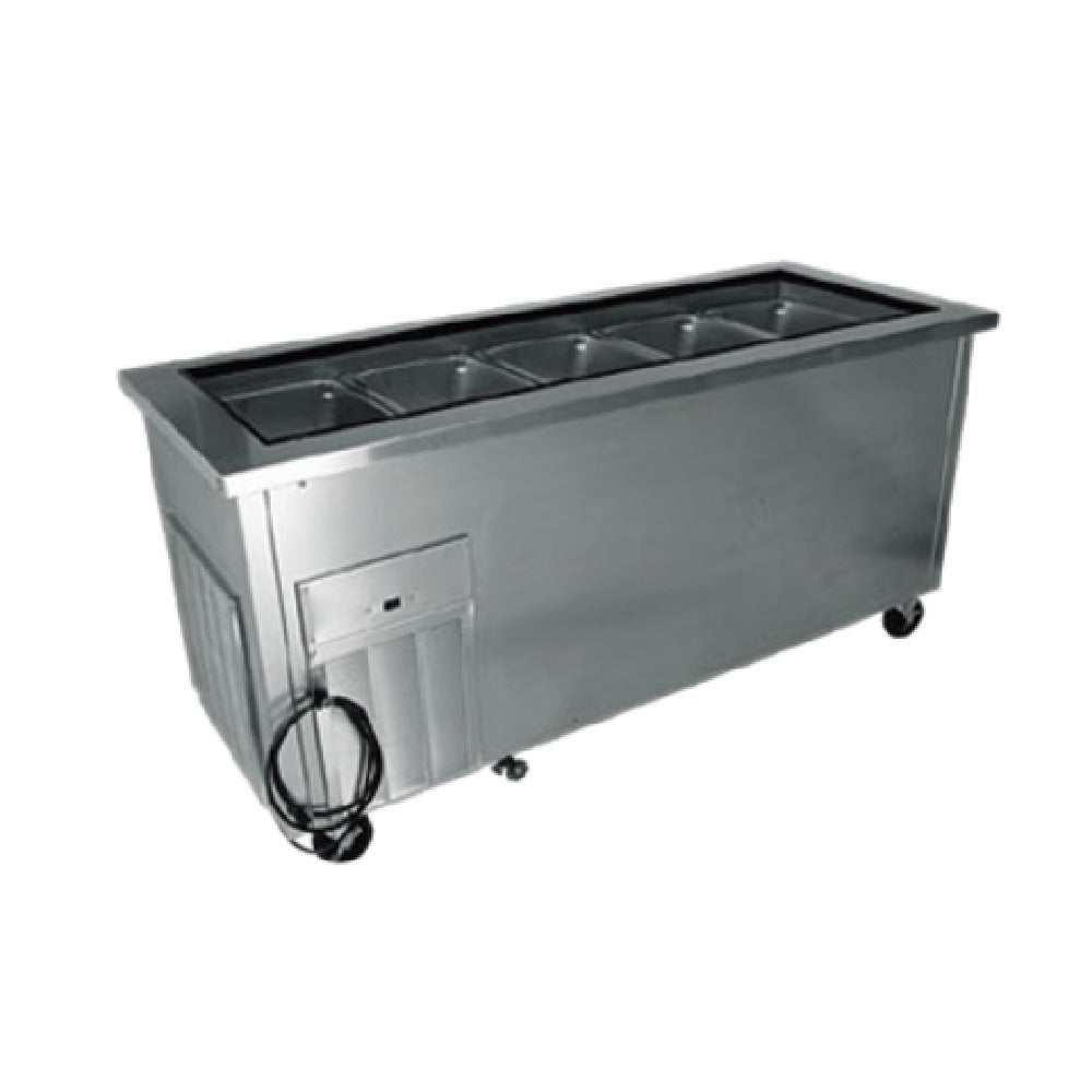 Delfield SCSC-96-BP Shelleysteel™ Cold Food Serving Counter 78" X 21.62" X 7" Deep Bloomington Style Cold Pan