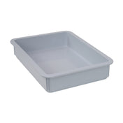 Quantum FSB-DT18133CS_GRAY - Pizza Dough Box, 17-3/4"L X 12-3/4"W X 3"H, Stackable And Dishwasher Safe