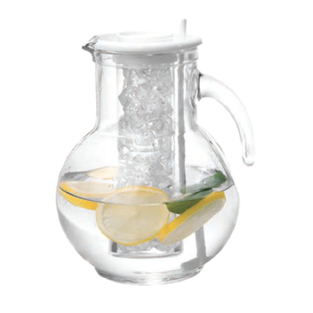 Cal Mil JC100 Gourmet Glass Pitcher 1/2 Gallon Capacity 8" Diameter