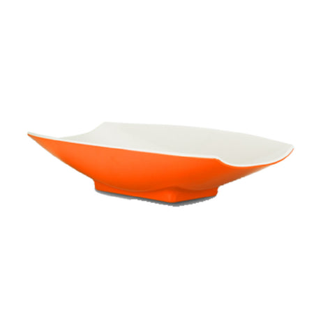 Bon Chef 53704-2TONEORANGE Serving Bowl 64 Oz. (2 Qt.) 16" X 9" X 3-1/2"