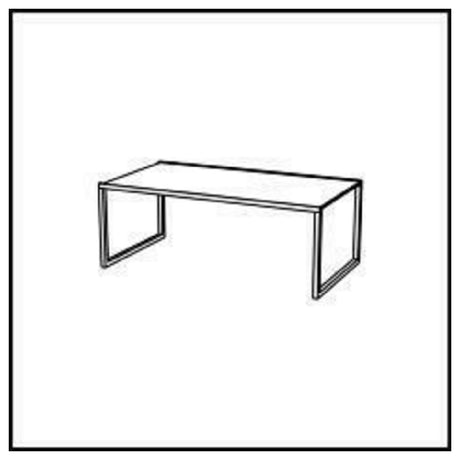 Bauscher Hepp VE-32002 - Venta® Table Riser, In Size L, Base Made In Steel With Powder-coating