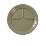 Yanco NC-510S Nu-Classic Compartment Plate 9-1/2" Dia. 3-compartments
