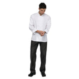 Chef Works CBC01-WHT-S Bowden Chef Coat Roll Up Long Sleeves Cool Vent™ Sides