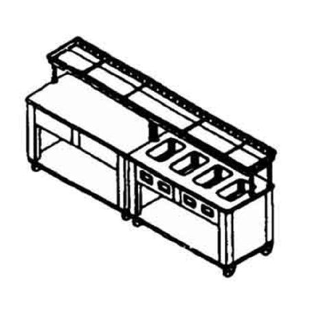 Piper Products ESC-32 - Tray Make-Up Conveyor, Top Mount For 32" Elite Unit, Non-powered Skate-wheel Conveyor