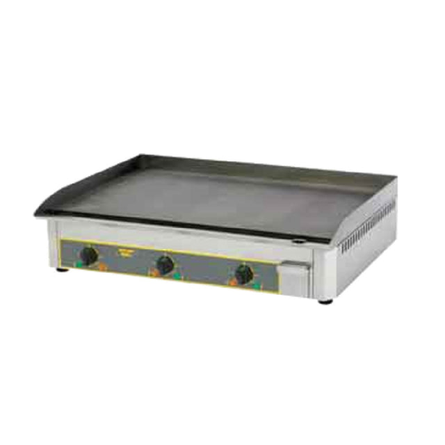 Equipex PSS-900 3PH Roller Grill Countertop Griddle Electric Brushed Steel Griddle Plate