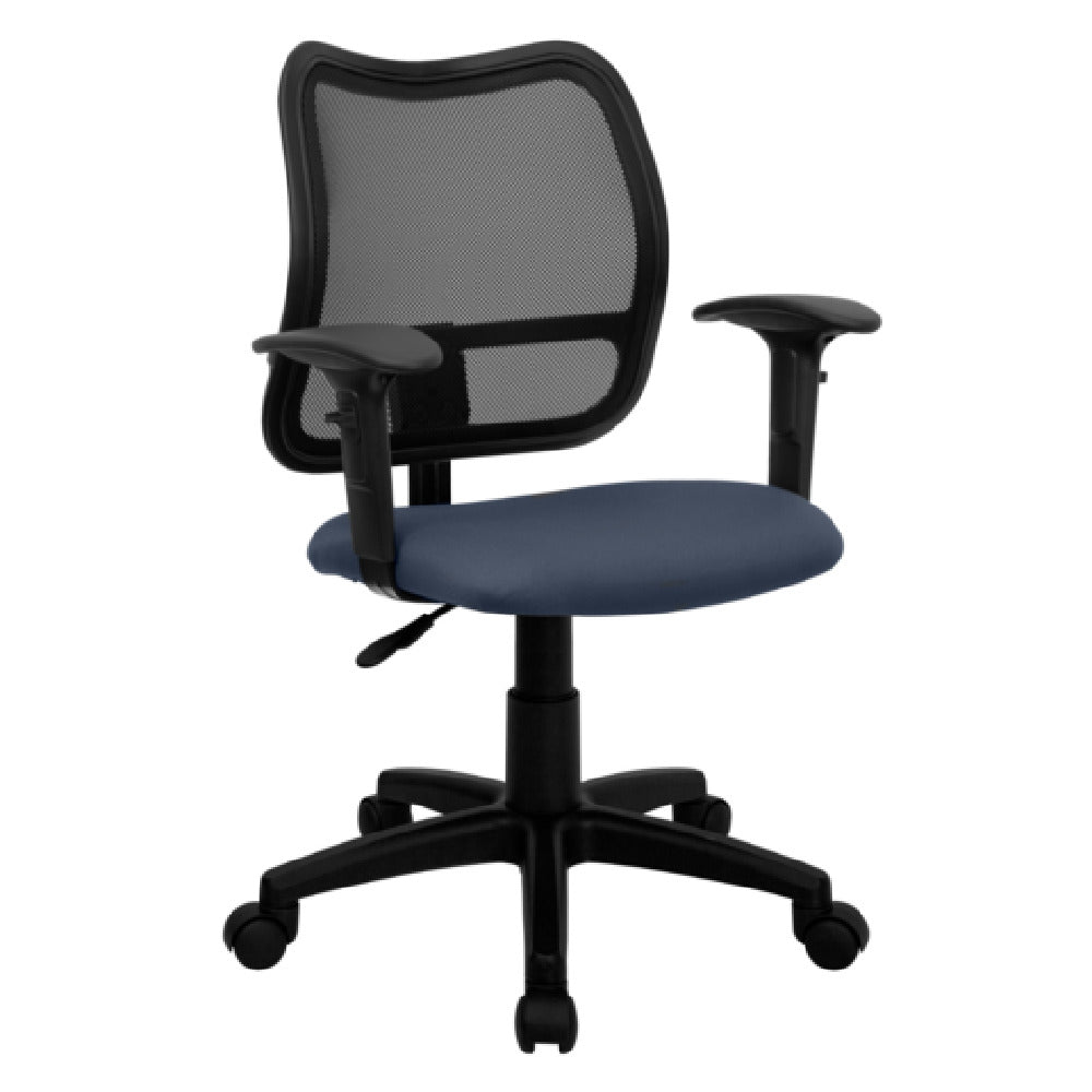 Flash Furniture WL-A277-NVY-A-GG Alber Swivel Task Chair 34" To 38" Adjustable Height