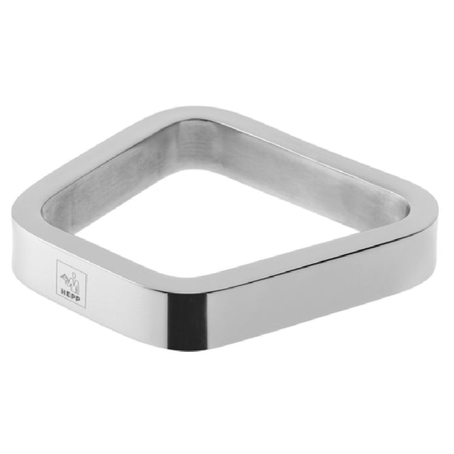 Bauscher Hepp 57.0219.6040 - Napkin Ring, 2-3/16" X 2" X 6/16"H, Trapezoid