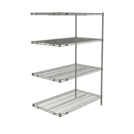 Metro AN546BR Super Erecta® Add-On Shelving Unit 42"W X 24"D X 63"H (4) Wire Shelves