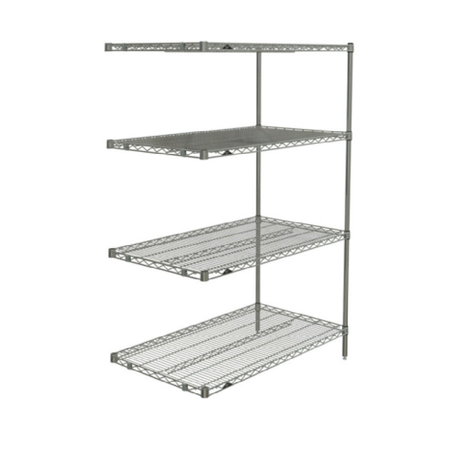 Metro AN546BR Super Erecta® Add-On Shelving Unit 42"W X 24"D X 63"H (4) Wire Shelves