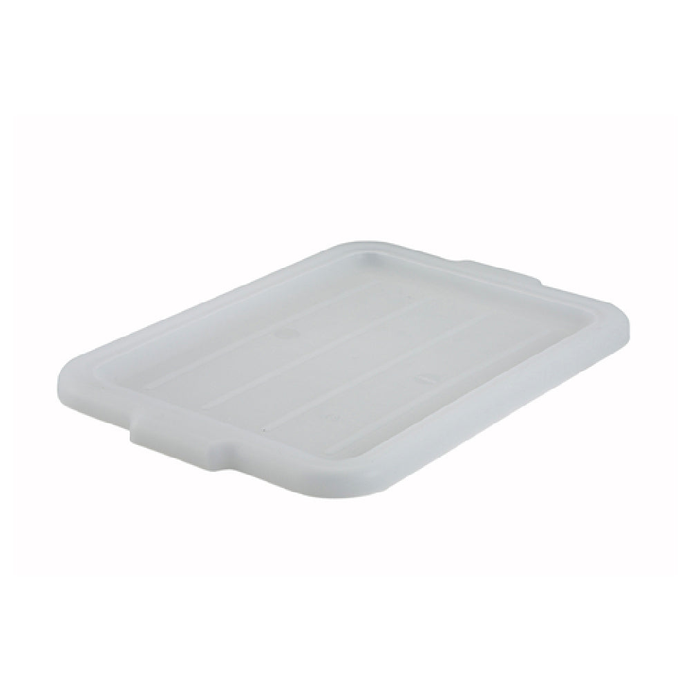 Winco PL-57W Dish Box Cover 20-1/4" X 15-1/2" Polypropylene