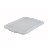 Winco PL-57W Dish Box Cover 20-1/4" X 15-1/2" Polypropylene