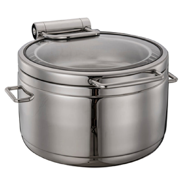 Bon Chef 22004-NERO - Magnifico Induction Soup Chafer, 10 Liter (11 Qt.), 18-1/8" X 17" X 11"H