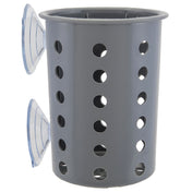 Franklin Machine Products 137-1673 Silverware Cylinder By Steril-Sil Plastic Gray