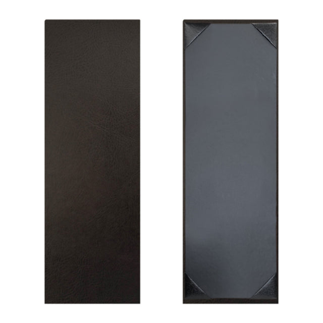 Risch TAM-1V 4.25X14 Tamarac Padded Light-grain Faux-leather Menu Cover (specify Color)