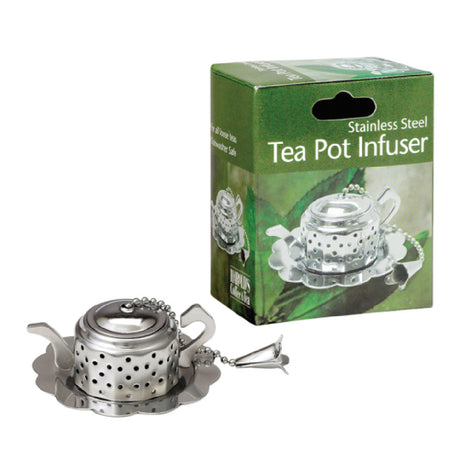 Harold Import Co. R2034 HIC Tea Infuser With Caddy Teapot Shape