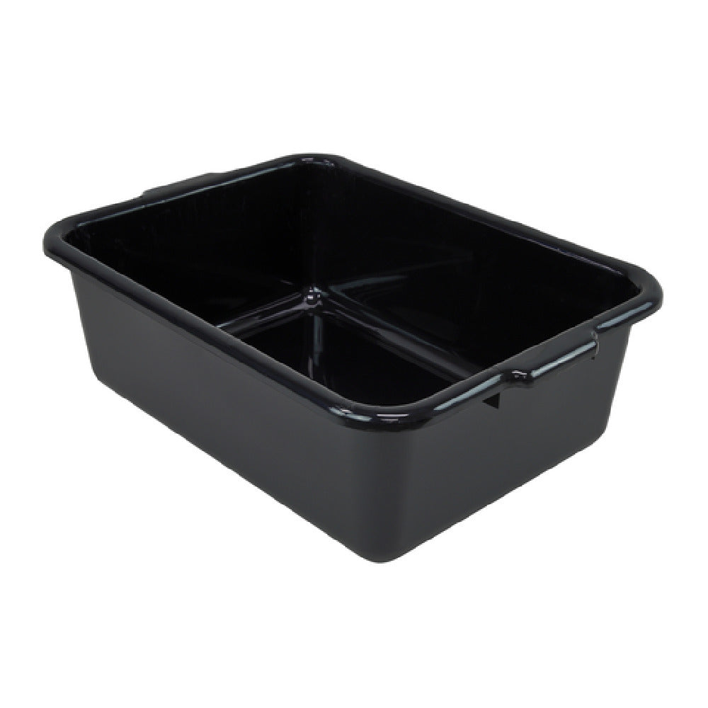 Quantum FSB-21157CS_BLACK - Bussing Tub, 15"W X 21"L X 7"H, Flat Bottom