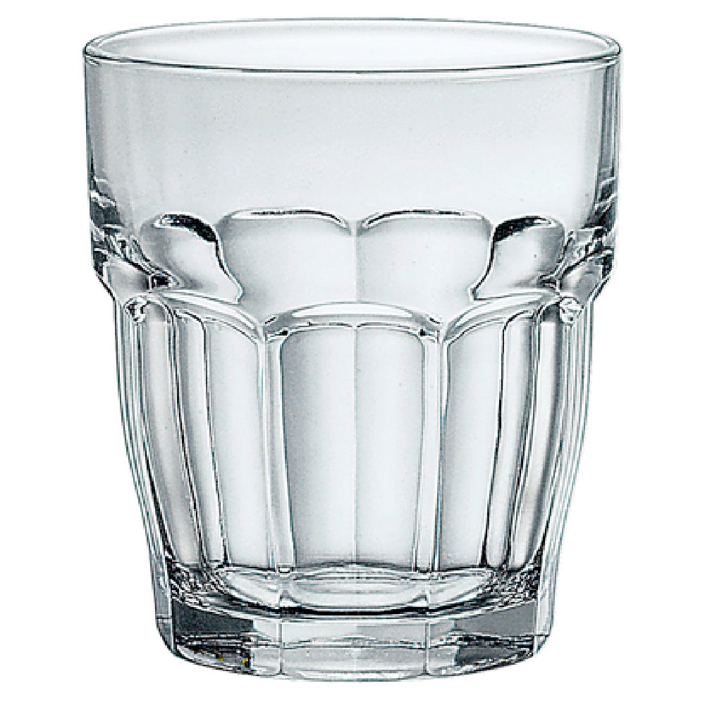 Steelite 4939Q332 Bar Double Old Fashioned Glass 13-1/4 Oz. (H 4" M 3-5/8" T 3-5/8" B 2-1/2") Tempered & Stackable Glass