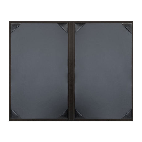 Risch TAM-2V 8.5X14 Tamarac Padded Light-grain Faux-leather Menu Cover (specify Color)