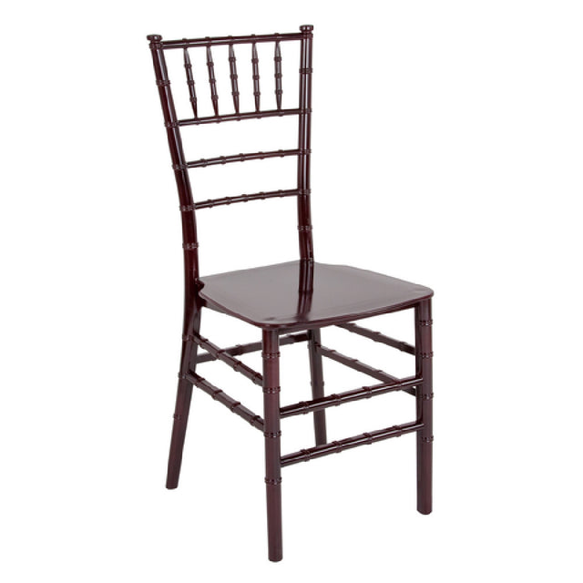 Flash Furniture LE-MAHOGANY-M-GG Hercules Premium Series Stacking Chiavari Chair