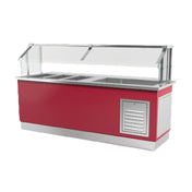 Low Temp Industries CPT-71-RA SpecLine TempestAir Hot/Cold Serving Counter 74-3/8"W X 30"D X 36"H