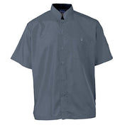 KNG 2126SLBK3XL Kng 3xl Actv Chef Shirt Mens Slate/black Ss