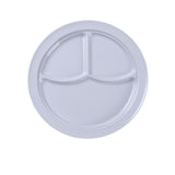 Yanco NS-703W Nessico Compartment Plate 10-1/4" Dia. 3-compartments