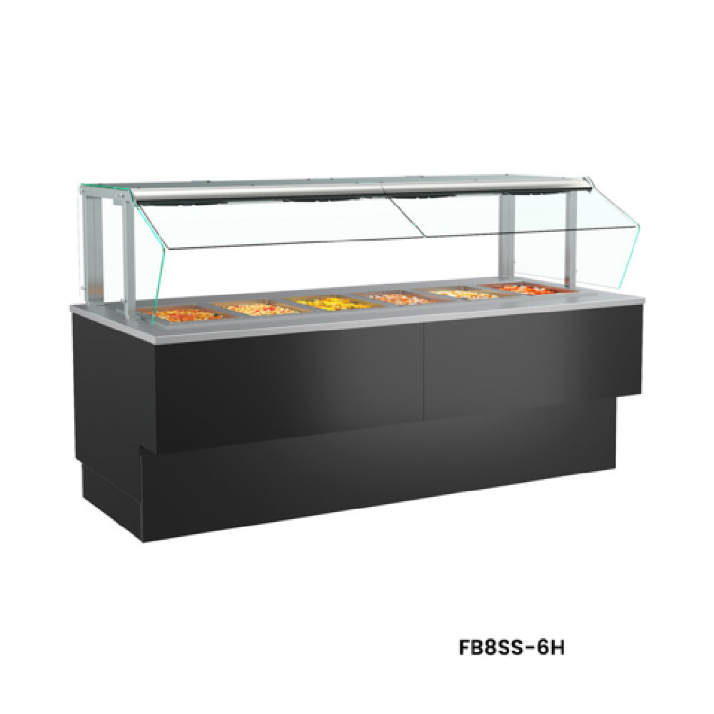 Structural Concepts FB8SS-6H Grocerant Self-Service Heated Food Bar 95"W X 43"D X 55-1/2"H