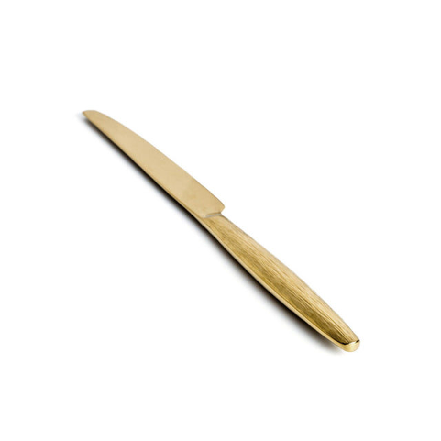 FOH FDK010GOS23 Owen Dinner Knife 9-1/4" Matte Brass