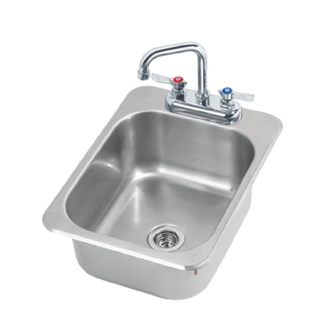 Krowne HS-1317 Drop-In Hand Sink 13"W X 17-1/2"D X 6-3/8"H OA 11" Wide X 13-1/2" Front-to-back X 6-3/8" Deep Compartment