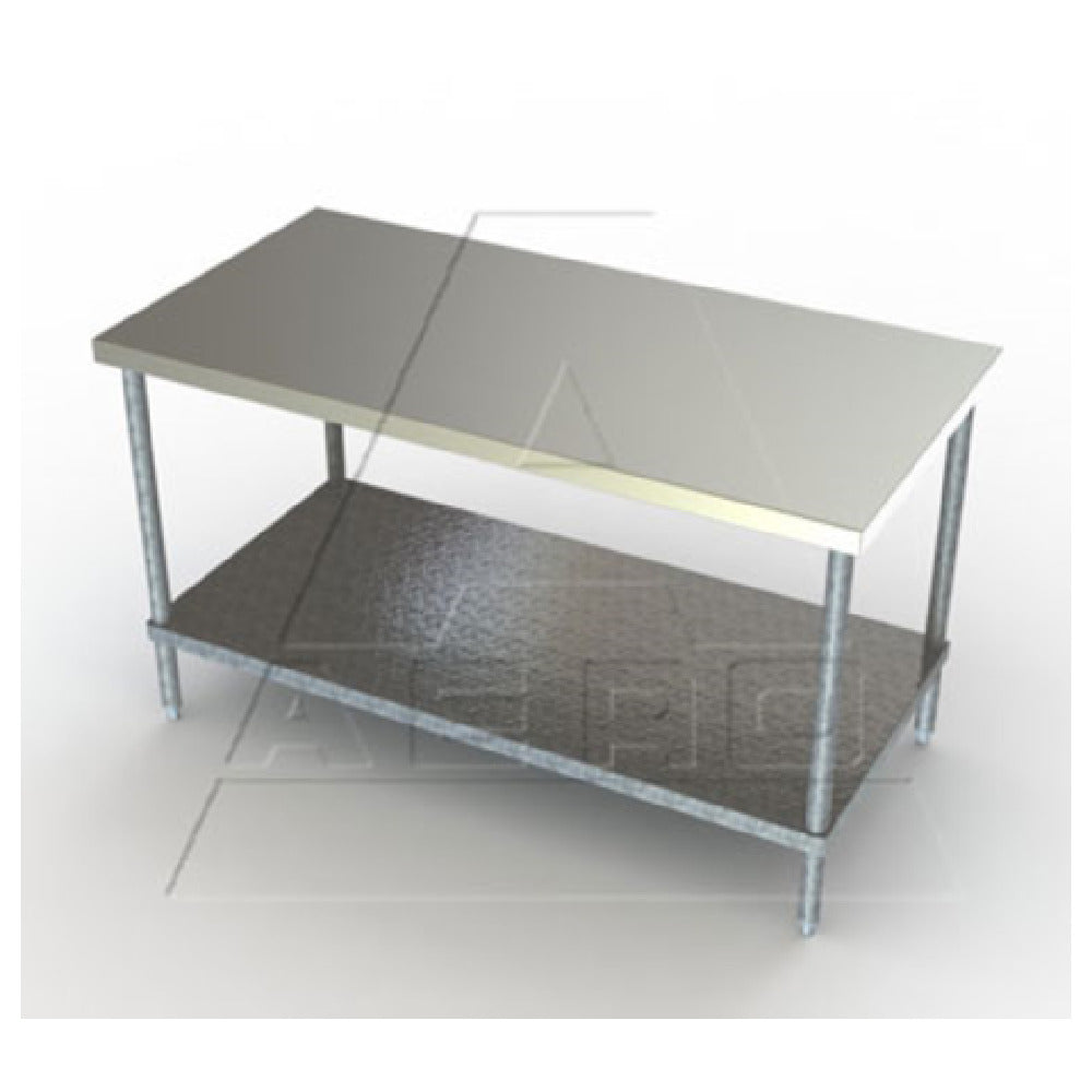 AERO Manufacturing AI-3036 Work Table 18 Gauge Stainless Steel Top 30" W X 36" L