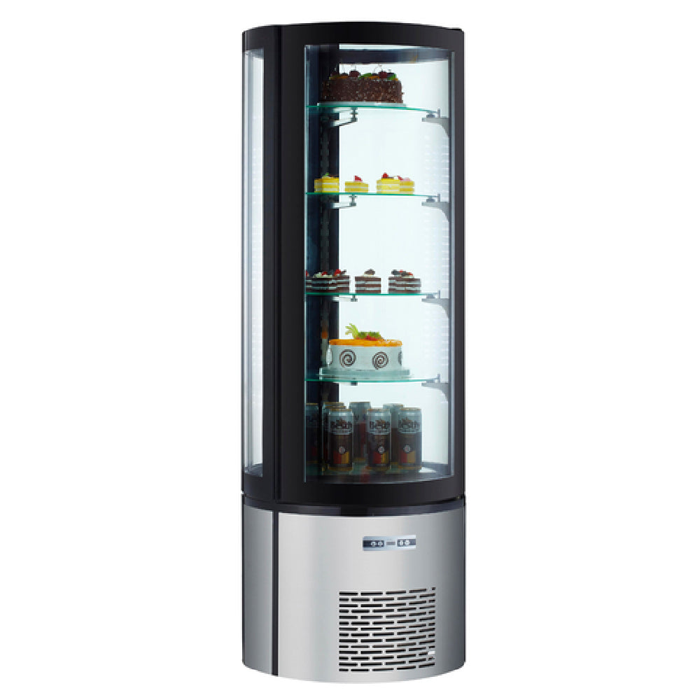 USR Brands MVSR400 Marchia Refrigerated Cake Display Case 26-4/5"W 14.1 Cu. Ft. Capacity