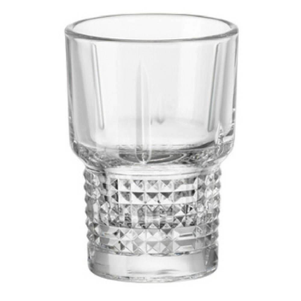 Steelite 49170Q907 Shot Glass 2-1/2 Oz. (H 3-1/8" M 2-1/8" T 2-1/8" B 1-5/8") Glass