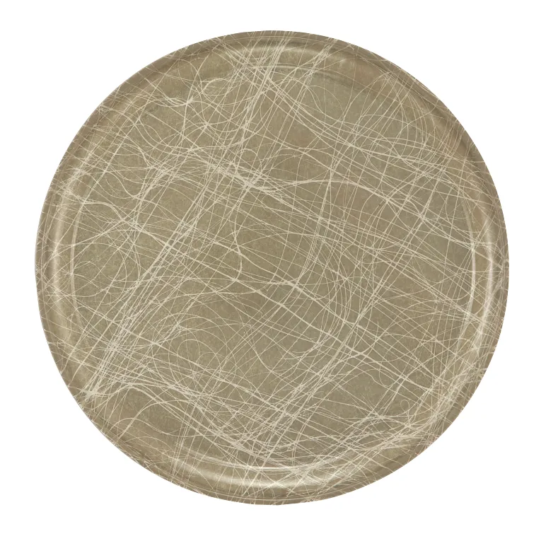 Cambro 1100215 Serving Camtray® Round 11" Dia. Abstract Gray