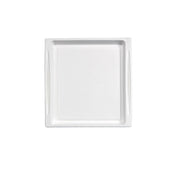 PacknWood 210APUTRP3F - Sugarcane Tray Atlas (No Added PFAs), 10.7"L X 10.4"W X 0.75"H
