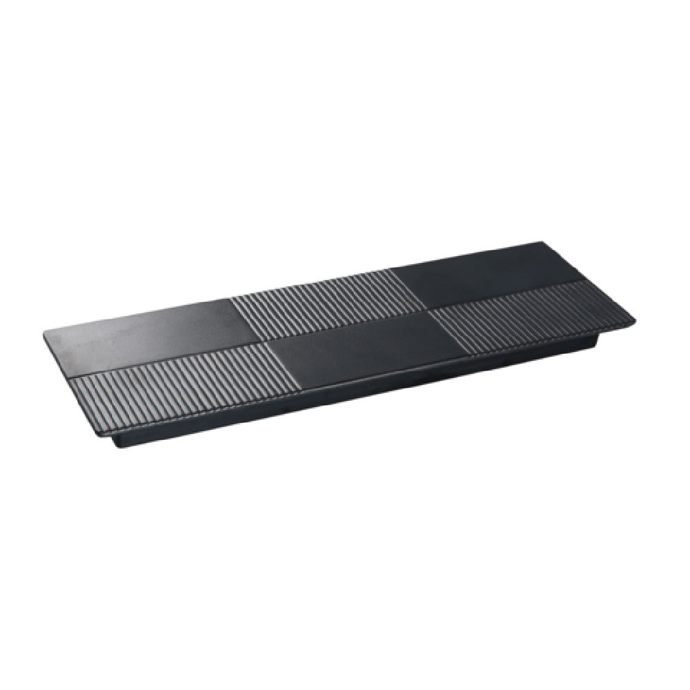 Yanco BP-2013 Black Pearl Plate 13"L X 4-1/4"W Rectangular