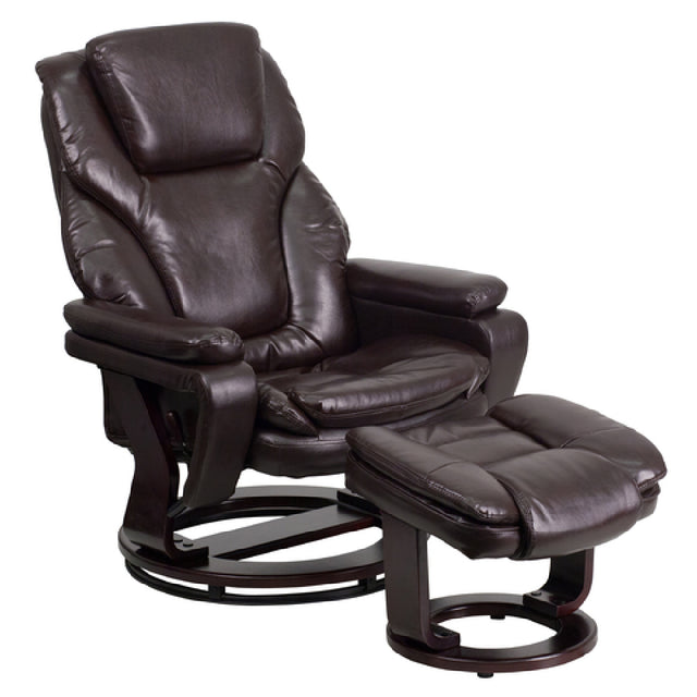 Flash Furniture BT-70222-BRN-FLAIR-GG Swivel Recliner 31-1/2"W X 34 42"D 42"H