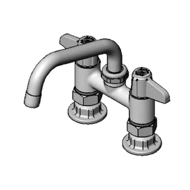 T&S Brass 5F-4DLS06 Equip Base Faucet Swivel 4"